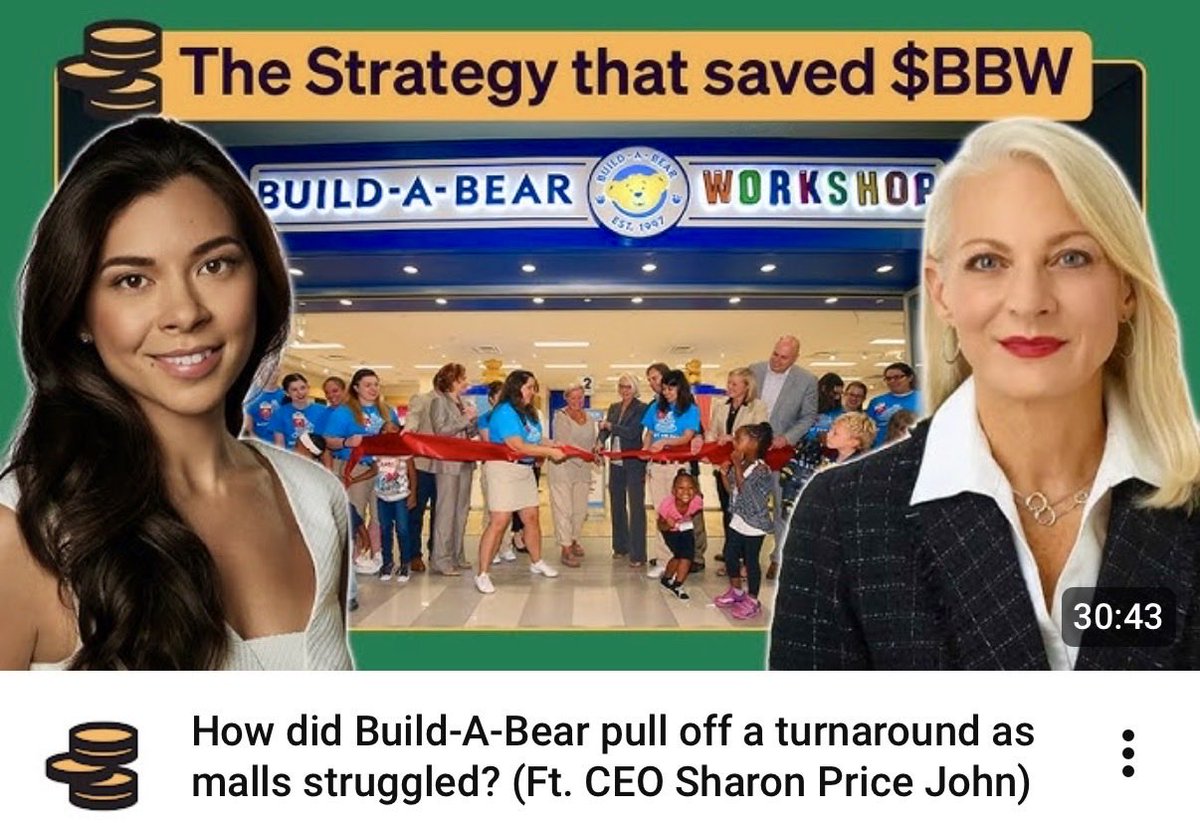 ☕BREW: "Il Rilancio di Build-A-Bear: Intervista con il CEO Sharon Price John sul Crescita del 1.000% in Cinque Anni"