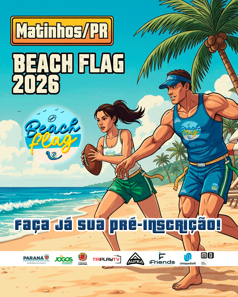 Chegou a hora de fazer sua Pré-Inscrição para o Beach Flag 2026.

Será que bateremos o recorde da edição passada em número de times?

Não fique de fora desse grande evento e já agilize sua equipe!

fpfa.com.br/formulario-de-…
