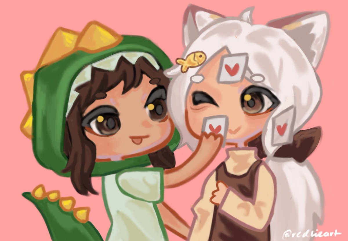 two finished comms 

#artmoots #arttwt #commissionopen