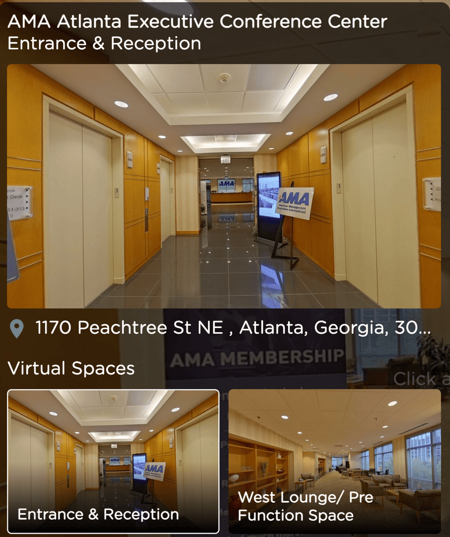 Our Atlanta Center is ready for your next meeting in Midtown. Take a 360º virtual tour of that Center today at >> heyor.ca/eezPbI #Atlanta #MidtownAtlanta