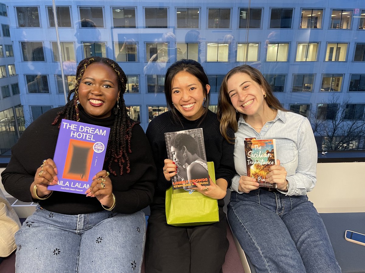 WestWingWriters's tweet photo. This week, our staff convened in DC for our 2025 holiday festivities! Always a joy to see one another and celebrate—and especially to continue our annual book swap, Elf on the Bookshelf ❤️✨ https://t.co/XbUSyQTv8I