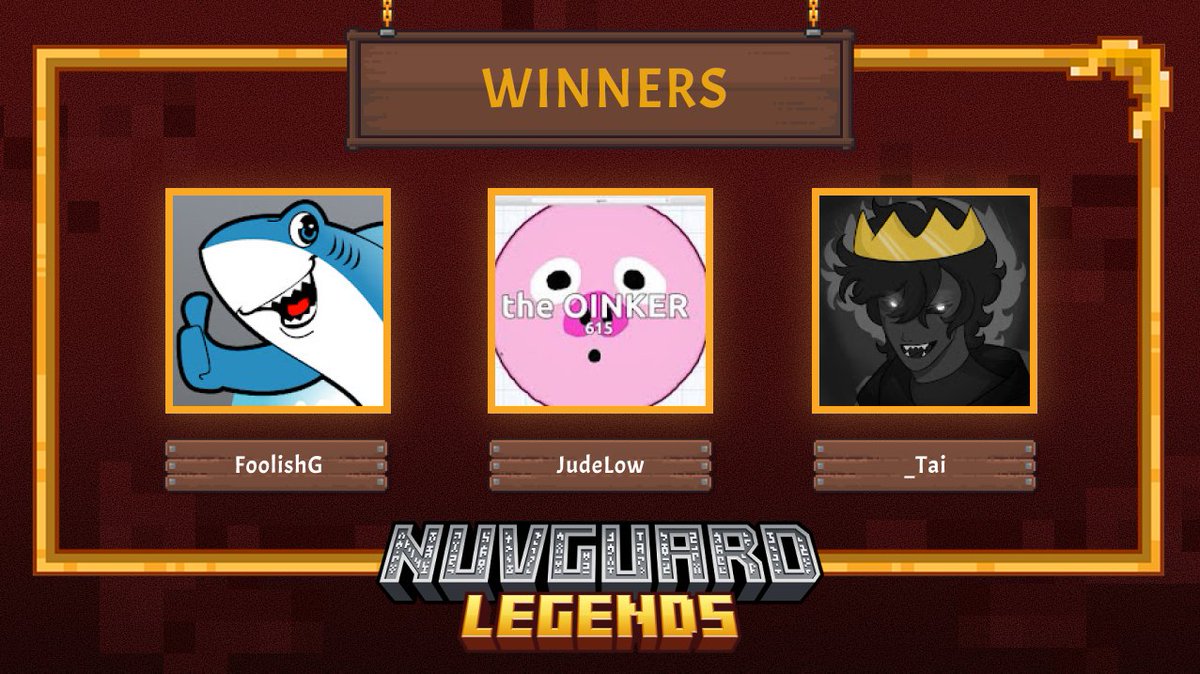 nuvguard's tweet image. 👑Team 1 Wins!👑

Congratulations to @FoolishGamers @JudeLoww @_TaiMC 
on winning the Nuvguard Legends and receiving $1000!