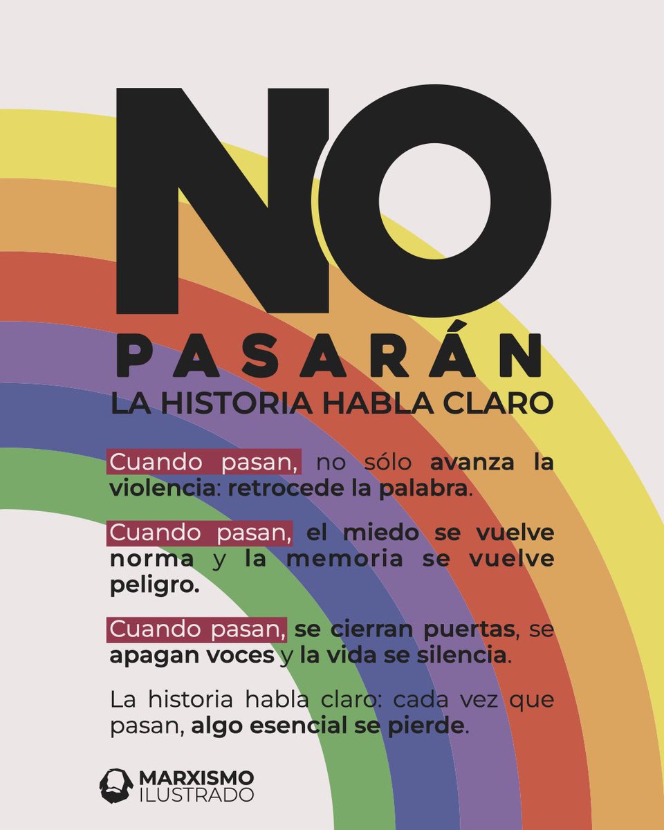 🇨🇱FUERZA #CHILE✊🔥

Sabemos que las urnas 🗳️ no son la única ni la mejor forma de lucha, pero sin duda ante el avance de la ultra derecha se debe hacer un cordón sanitario para frenarla 🚫

Si nadie vota, ¿quién creen que va a pasar…? 😰
