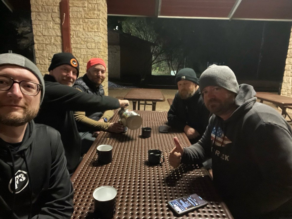 F3Waco's tweet photo. 5 at Dubl-R getting after it this morning. Solid work put in before most folks even hit snooze. ๐ช๐
#F3Waco #DublR #GetBetter #Accelerate #NoExcuses https://t.co/bDZLVbaA3i