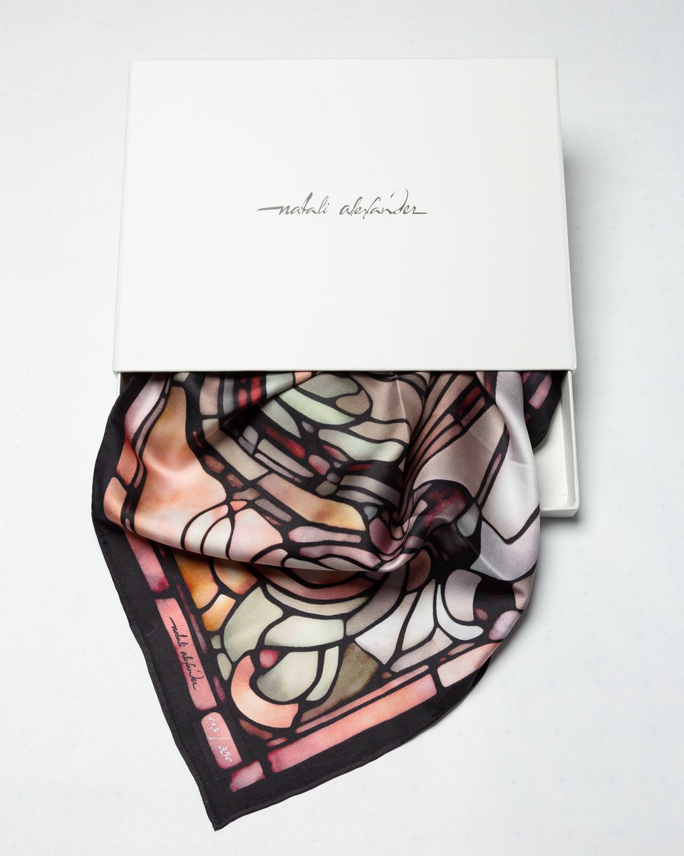 germanottajoe's tweet photo. Proud dad moment. My daughter and son-in-law just launched their brand, Natali Alexander, beginning with the Lumina silk scarf. https://t.co/1cJCdfqmRu https://t.co/CdVdShTrIz