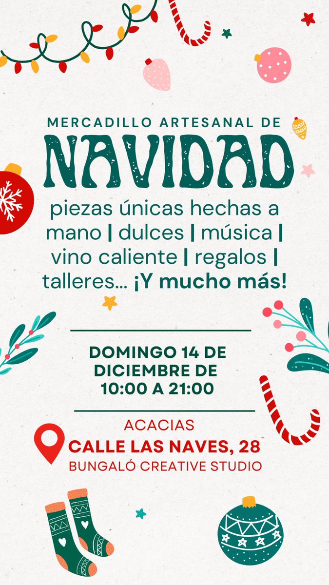 capybarb's tweet photo. Holaaaa ¿vives en Madrid? Te tenemos un plan super lindo ✨✨✨🎄🎄 este domingo 14 haremos un mercadillo con productos artesanales 🥰 habrá vino caliente, churros y más!!! Los esperamos!!! Si pueden compartirlo sería genial 😍 https://t.co/8zhQJgLls0