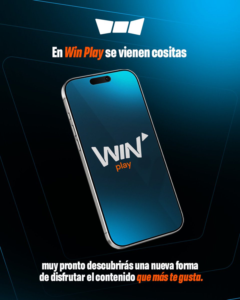 WinSportsTV's tweet photo. 🧡▶️ Muy pronto cambiará la forma de disfrutar al equipo que verdaderamente amas y más... Muy pronto llega la nueva app de Win Play. ¡Espérala!
#WinPlay https://t.co/yzXK7qq11k