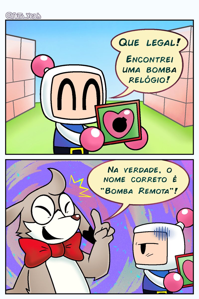 Auto_Yeah's tweet image. "Bomba Relógio"
OC Louie Nerd pertence ao @MMene6 
#Bomberman #Louie #ボンバーマン #HudsonSoft #Konami #Fanart