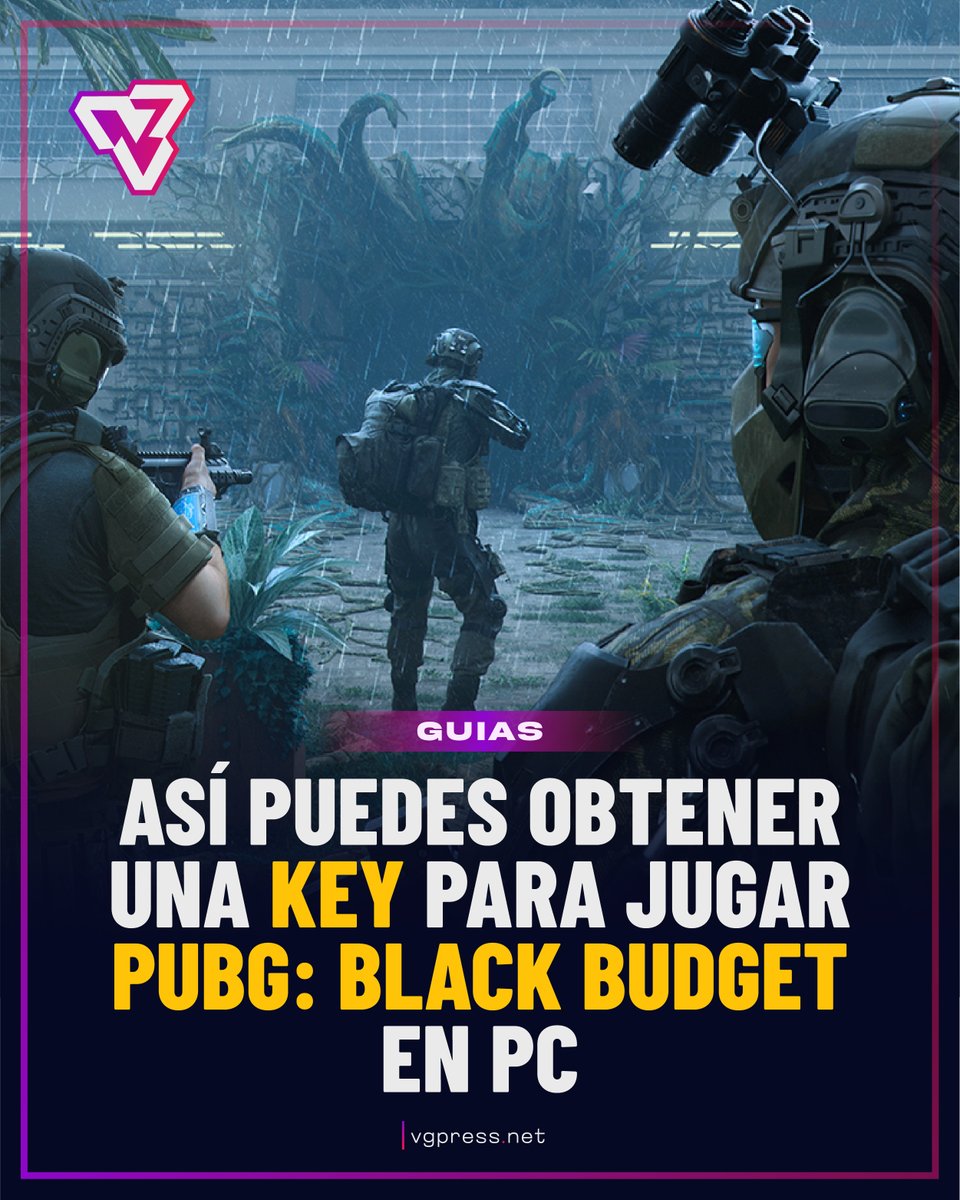 vaultgamingp's tweet photo. ¿Quieres entrar a la alfa de #PUBGBlackBudget en #Steam? 🎒🔫

Hay un método claro para conseguir acceso, pero tienes que hacerlo dentro de las ventanas de prueba.

En la nota te contamos cómo conseguir tu pase antes de que se cierre el registro. https://t.co/lQbVTv6i9a