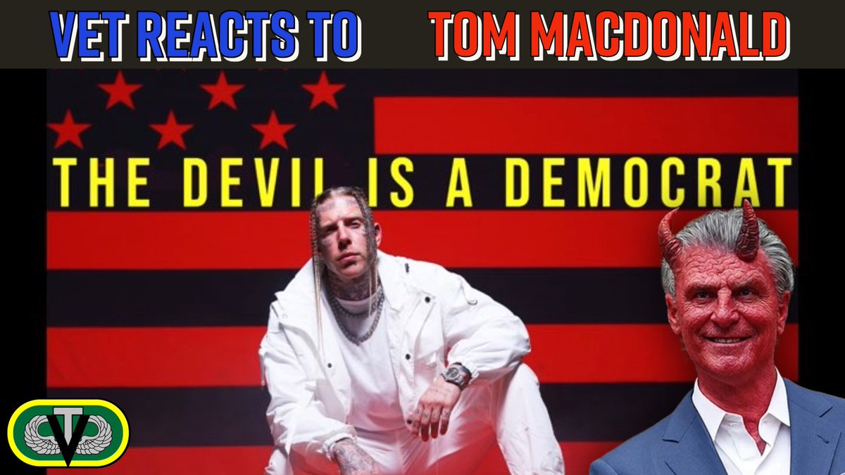 VetsTalkin's tweet image. I finally reacted to @IAMTOMMACDONALD  "The Devil Is a Democrat"!

Link below 👇

I figure appropriate timing with the Newscum - Elon feud today

#TheDevilisADemocrat #HOG #HangOverGang #HOGFamily #HOGArmy #HOG4Life #Music #TomMacDonald