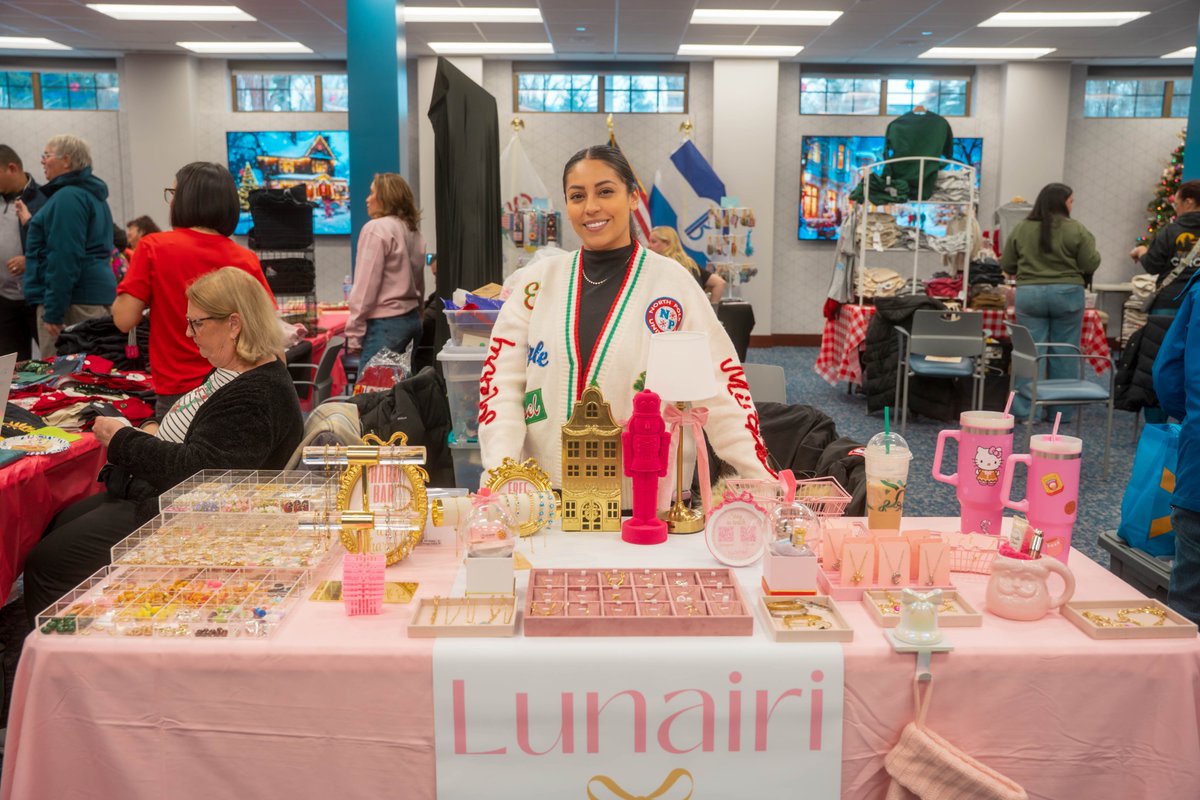 Thanks to all who attended the Bensenville Holiday Bazaar! This festive event at the Heritage Center features holiday merchandise available for purchase – unique Christmas gifts, handcrafted items, &amp; more! Open today, Dec. 12, until 8 PM! Stop by with a food pantry donation!