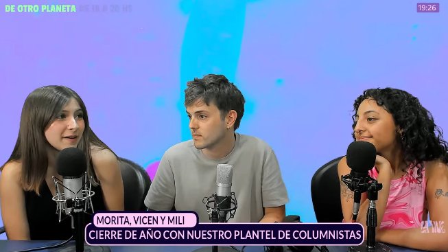 👉CIERRE DE AÑO: DESPEDIDA Y BALANCE CON NUESTROS COLUMNISTAS

Charlamos con Milagros Raffaelli, Mora Vázquez y Vicente Cappelletti🎙️

Es por acá👇

🖥️ linktw.in/MIfTUd 
📻 linktw.in/EpyKha