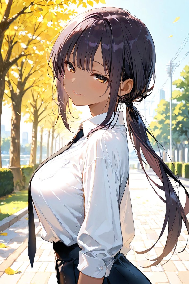 今日も一日よろしくお願いします SFW illustration