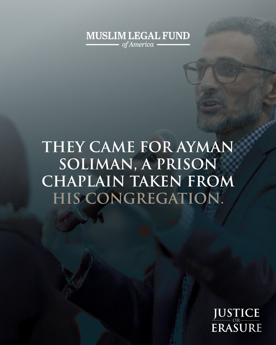 MLFA's tweet image. They came for Ayman. They came for Sami. They’ll come again.​

We challenged unlawful detention. We fought for due process, and we stopped injustice in its tracks.​

Your gift ensures we can keep standing between our community and our erasure.​

ow.ly/iu7n50XIJ51
