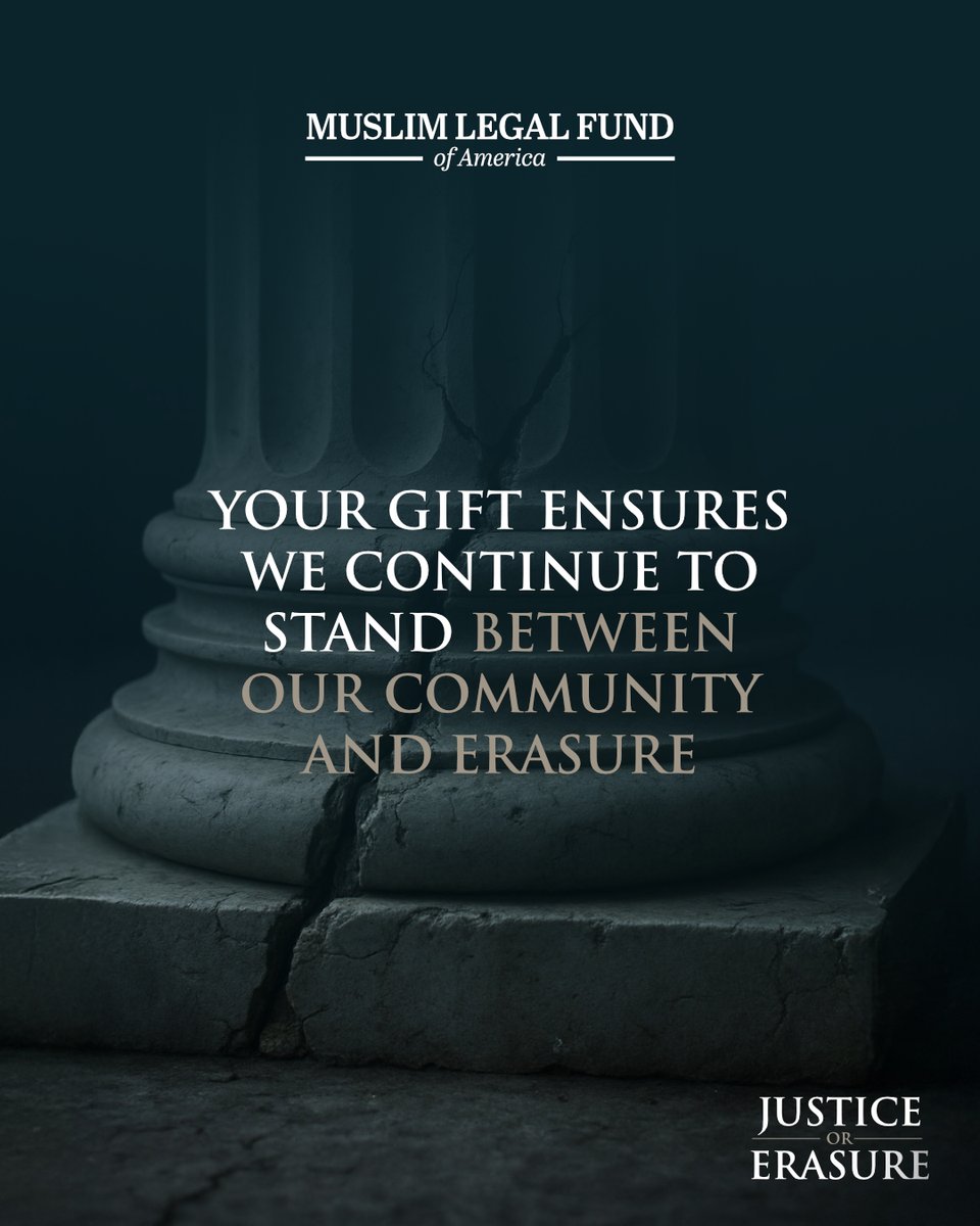 MLFA's tweet image. They came for Ayman. They came for Sami. They’ll come again.​

We challenged unlawful detention. We fought for due process, and we stopped injustice in its tracks.​

Your gift ensures we can keep standing between our community and our erasure.​

ow.ly/iu7n50XIJ51