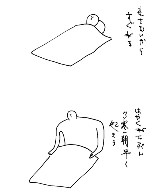 結局受ける寒さダメージ変わらんのではないか 