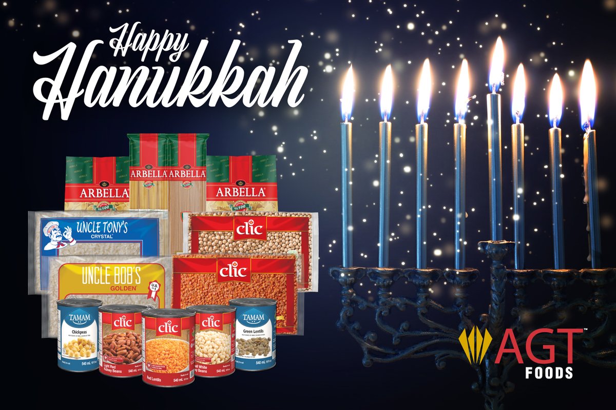 Happy Hanukkah! AGT Foods wishes your family peace and light this holiday season.
#Hanukkah2025