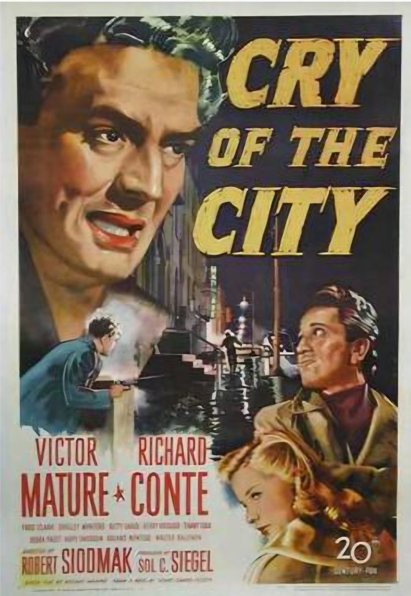 Another excellent selection by Eddie Muller from his Noir Alley segment on TCM. 
<a href="/NoirAlley/">Noir Alley</a>

Cry of the City (1948)