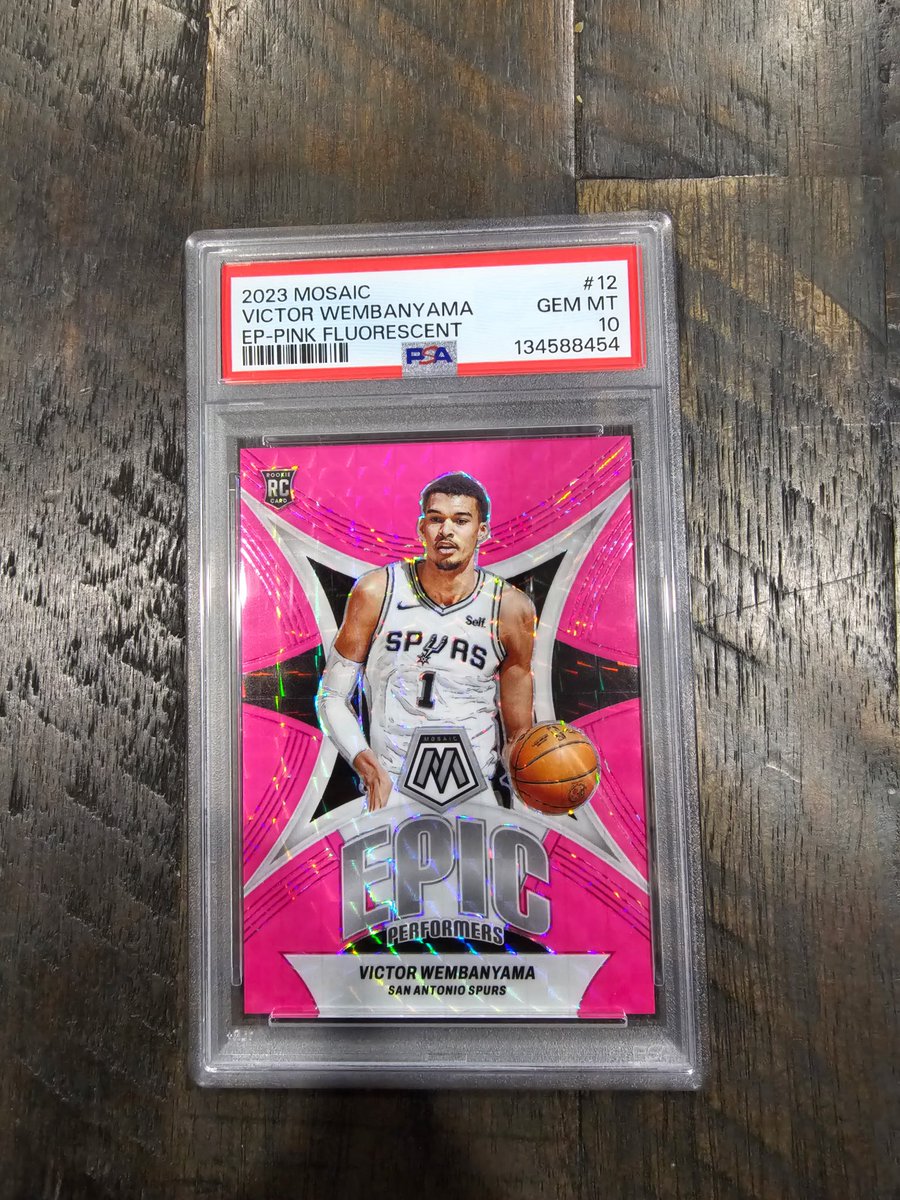 Not my card, but a friends Wemby Rookie /10 just popped at PSA… <a href="/kahnnabis28/">Kahnnabis28</a>
