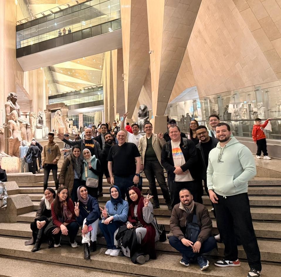 QamarSafadi's tweet photo. Amazing pre-event night! Thanks @GDGCairo , see you all tomorrow 💜!
#DevFestCairo25 #DevFest https://t.co/KWdyi8J9Hg