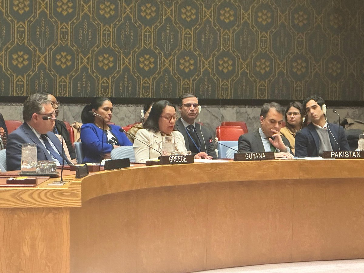 Today, the <a href="/UN/">United Nations</a> Security Council — under the leadership of Sierra Leone 🇸🇱 and Guyana 🇬🇾 — adopted by consensus a new resolution on Youth, Peace and Security. 

✨ Young people are often the most affected by conflict, yet they are leading the way: organizing their communities,