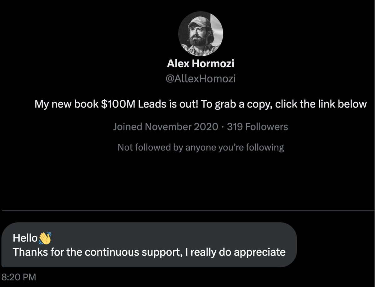 Wait!😨No way Alex Hormozi DM’ed me 😂😂