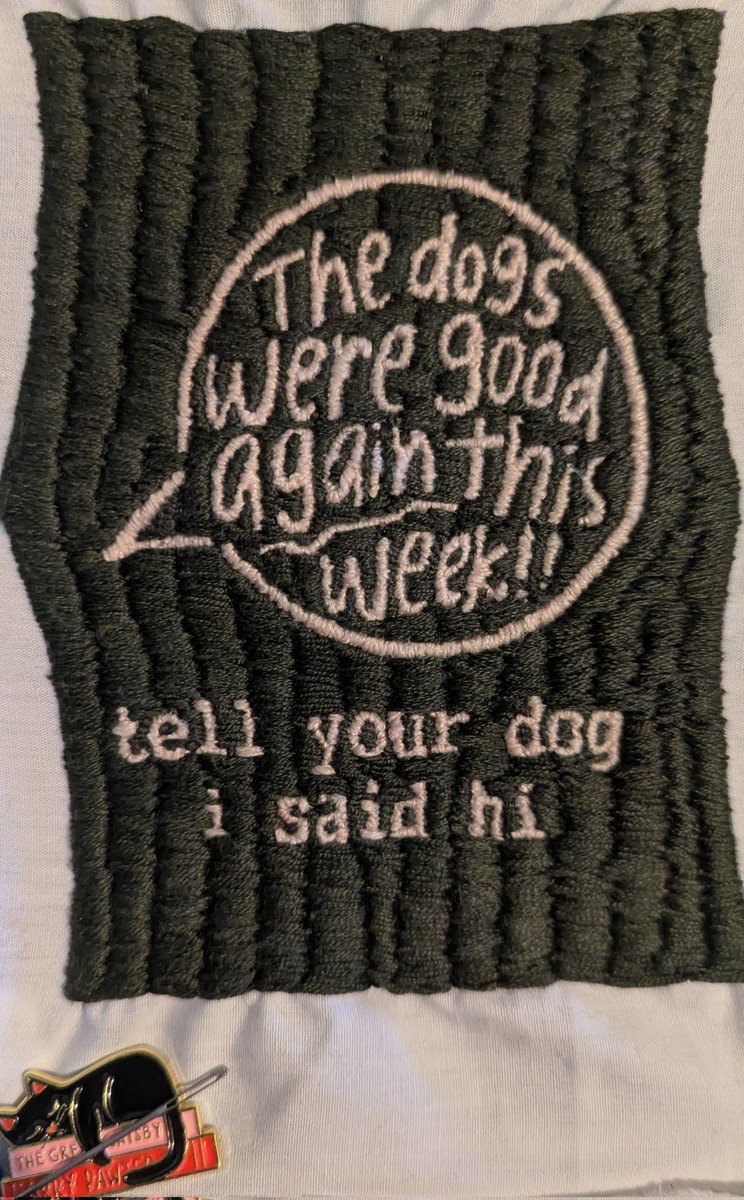 ash_time_low's tweet photo. @dog_rates The embroidery if anyone wanted to see https://t.co/iygd5q2uUt