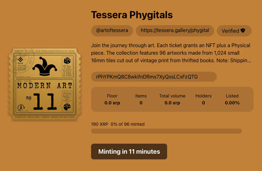 👨‍🎨 Very, very excited to see where the Phygital journey will take us. 

❤️‍🔥 I've put my heart and soul in preparing the 🚉 train that is about to leave the station and 100% looking forward to everyone that decides to step aboard and work with me towards their favored IRL piece.