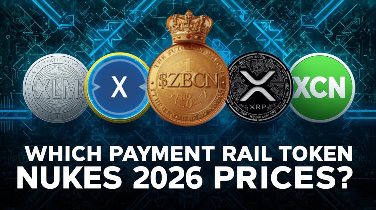 🚨 XLM vs XDC vs ZBCN vs XRP vs XCN: Which Payment Rail Token Nukes 2026 Prices? 💣🌉  GROK:

Round 1: The Setup (Fundamentals &amp; Momentum) 🏗️
XLM  0.251 | 8.1B MC | 32B circ
Remittance rails still active (MoneyGram legacy), 5 percent daily pop, 1.5 percent weekly dip
🛠️ Use case: