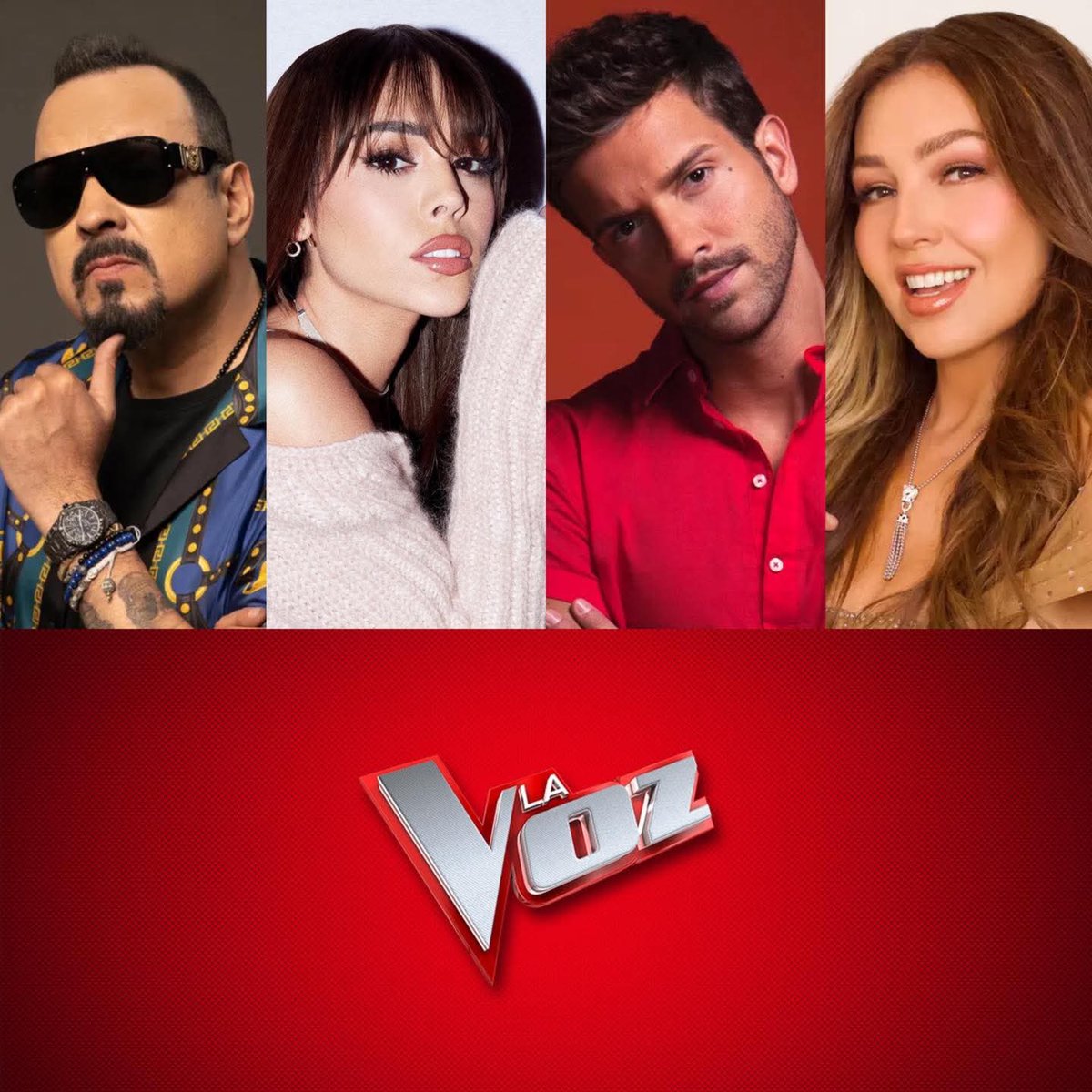 LaPortadaAI1's tweet image. Los 4 Coachs Confirmados para la Voz México.