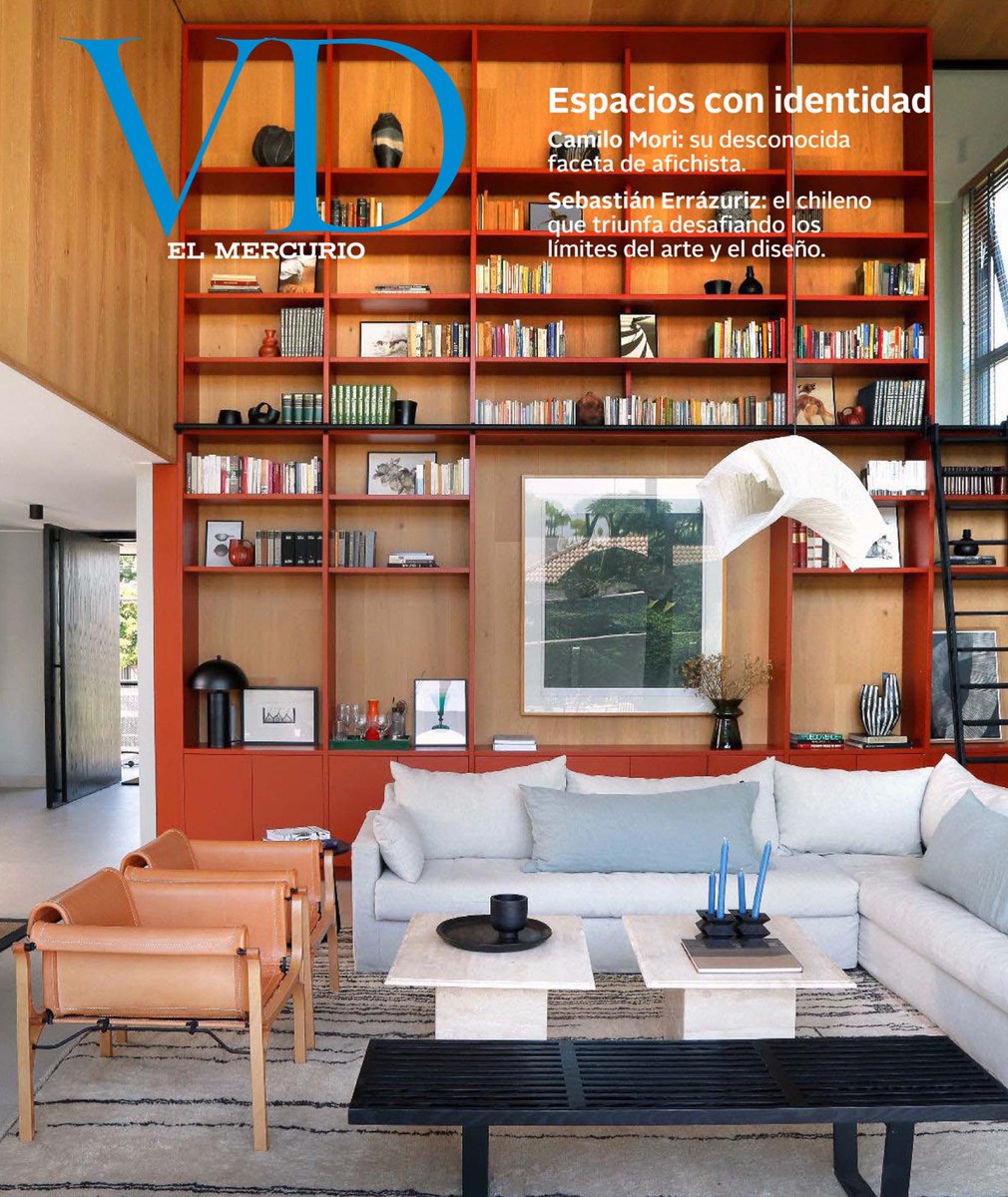 Hoy en VD: 
• Entrevistas con el premiado autor design art Sebastián Errázuriz y el arquitecto brasileño Gustavo Utrabo.
• Afiches de la Biblioteca Nacional Digital revelan faceta desconocida de Camilo Mori.
Más arquitectura, decoración y artesanía en: digital.elmercurio.com/2025/12/13/RVVI