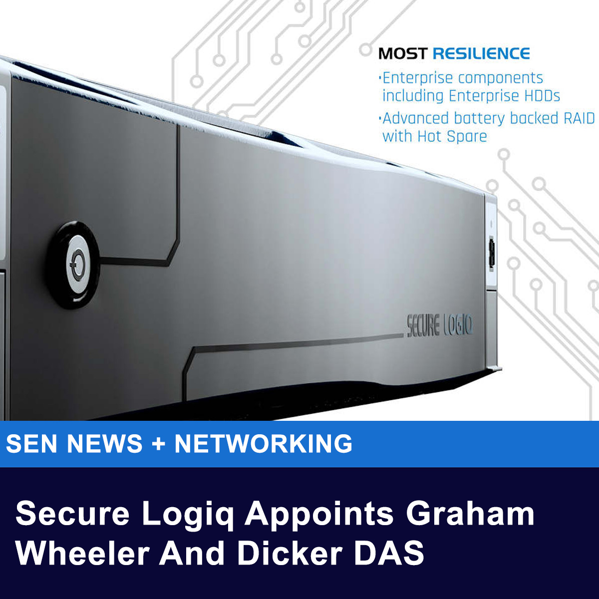 sen.news/secure-logiq-a…
High throughput video server provider, Secure Logiq, has expanded its operations with the appointment of Graham Wheeler as APAC regional director and the signing of a new distribution agreement with DAS.
#accesscontrol #alarms #automation #cctv