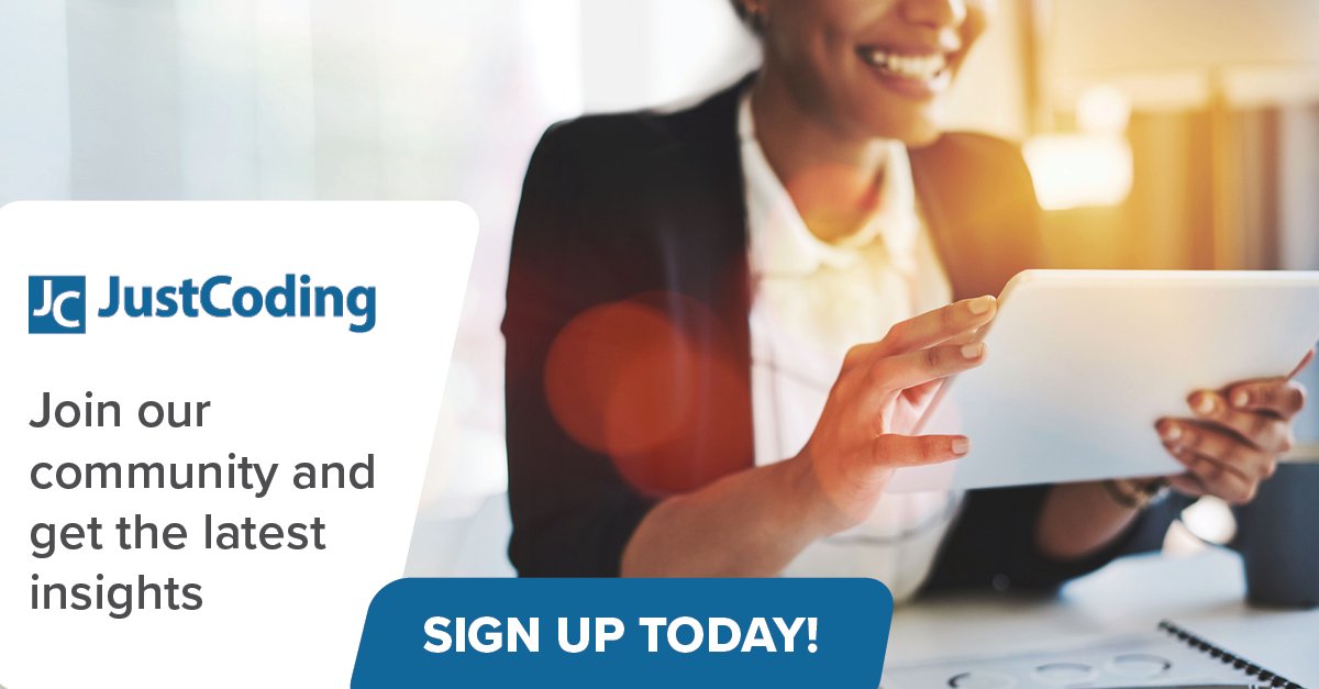 Make sure you don't miss a thing! Sign up for our FREE eNewsletter packed with news and content from Justcoding! hubs.la/Q03WZ_4-0