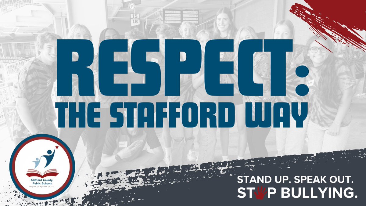 SCPSchools's tweet image. Bullying is never acceptable. It doesn’t just affect the person being targeted—it impacts everyone who sees it happen.

We want students to feel comfortable talking to a teacher, counselor, or administrator if they see bullying happening in our schools or online. #ElevateStafford