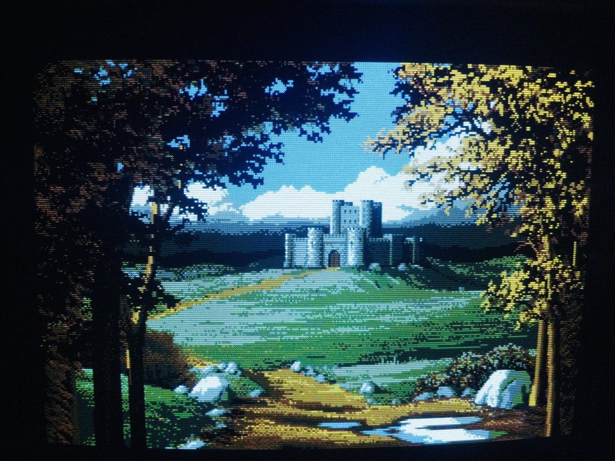 gordoslair's tweet image. Defender of the Crown (Atari ST, 1987) This is a really nice port and looks great on the little 12” ST CRT. #Atari #AtariST