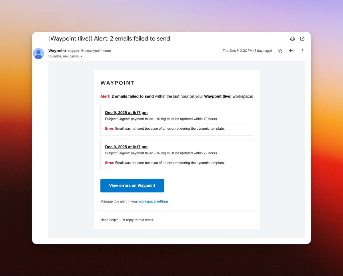 Waypoint tweet media