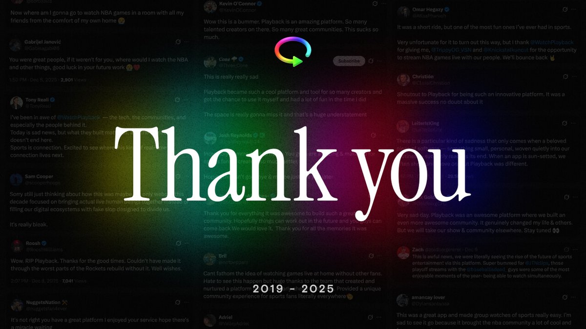 Playback tweet media