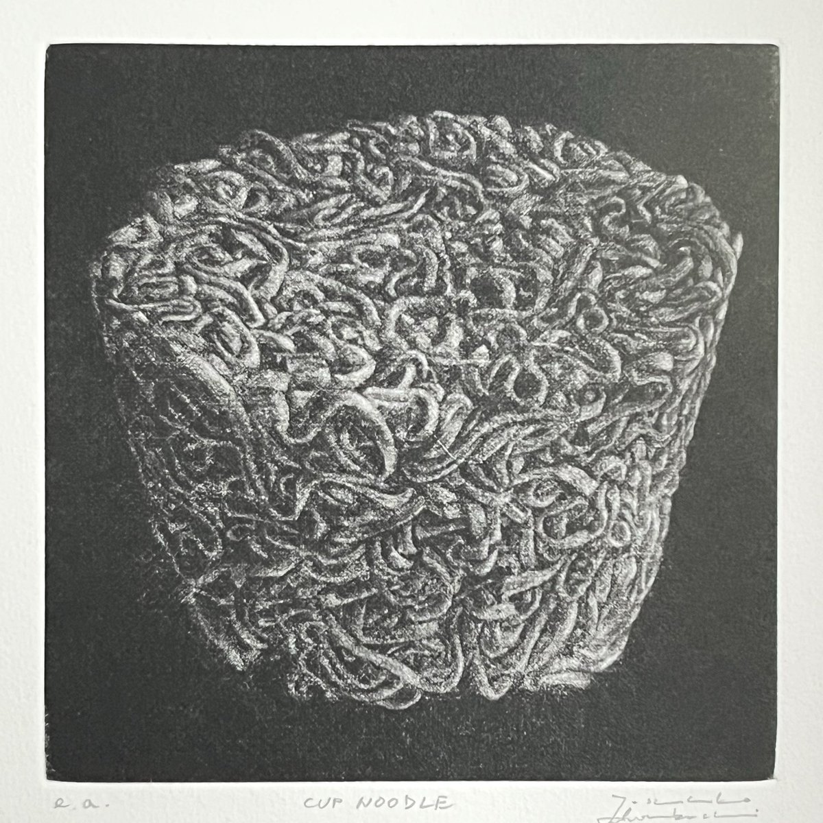 メゾチント「Opening Mantle」 銅版画 メゾチント「Opening Mantle」 銅版画 メゾチント絵