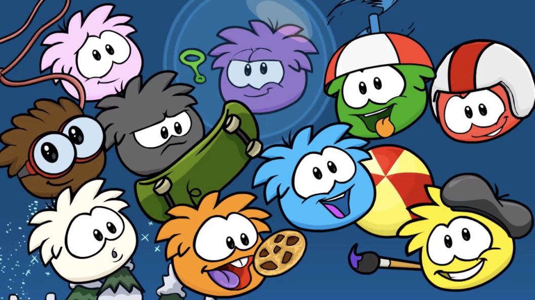c0razondmelon's tweet photo. these keychains make me feel like i have a pet puffle https://t.co/k9xbV9SAfz