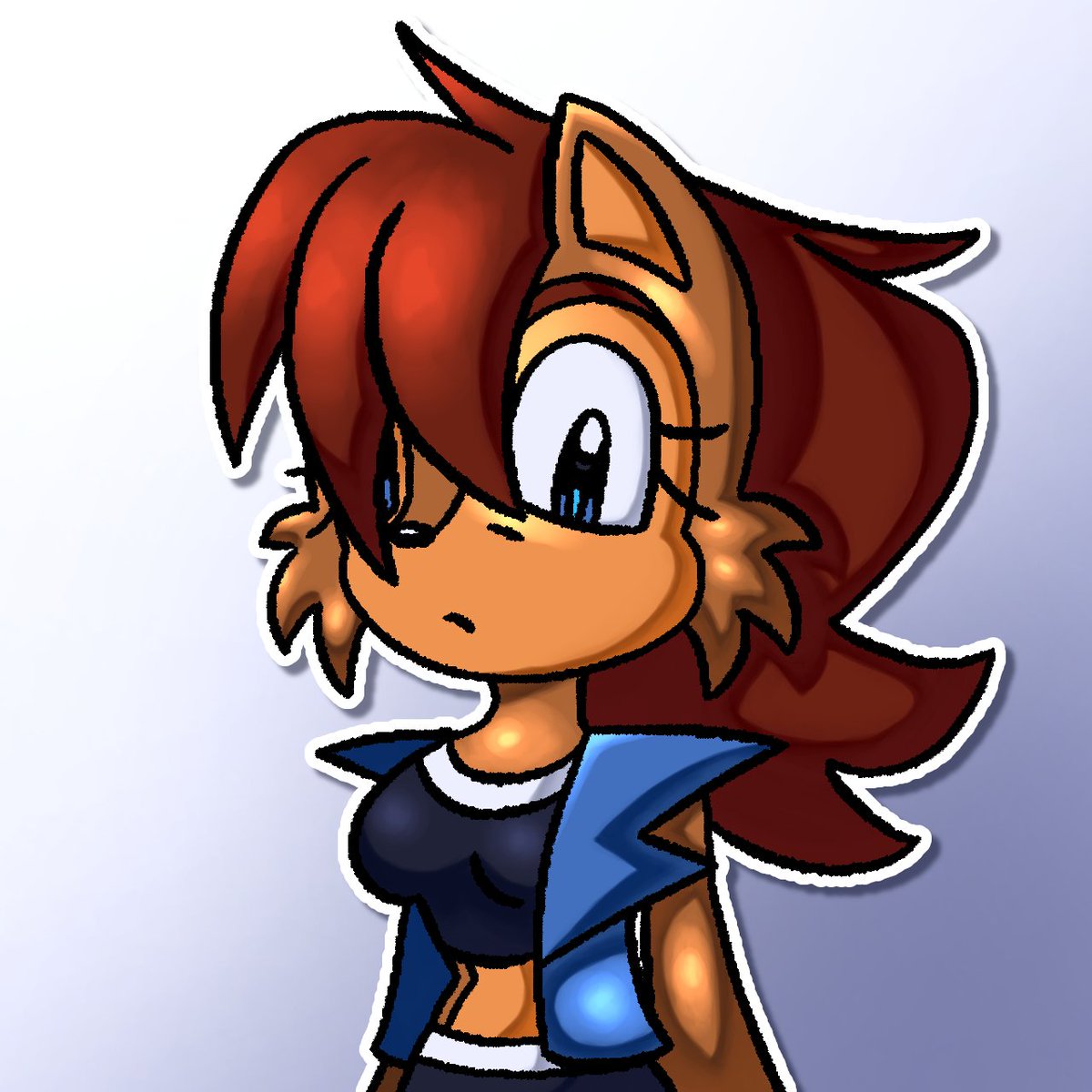 drew <a href="/LORDCANTl/">roach!! 🧀 MAKING A ZINE</a>'s sally design for fun while i tested a few things, hope yall enjoy :D
#sallyacorn