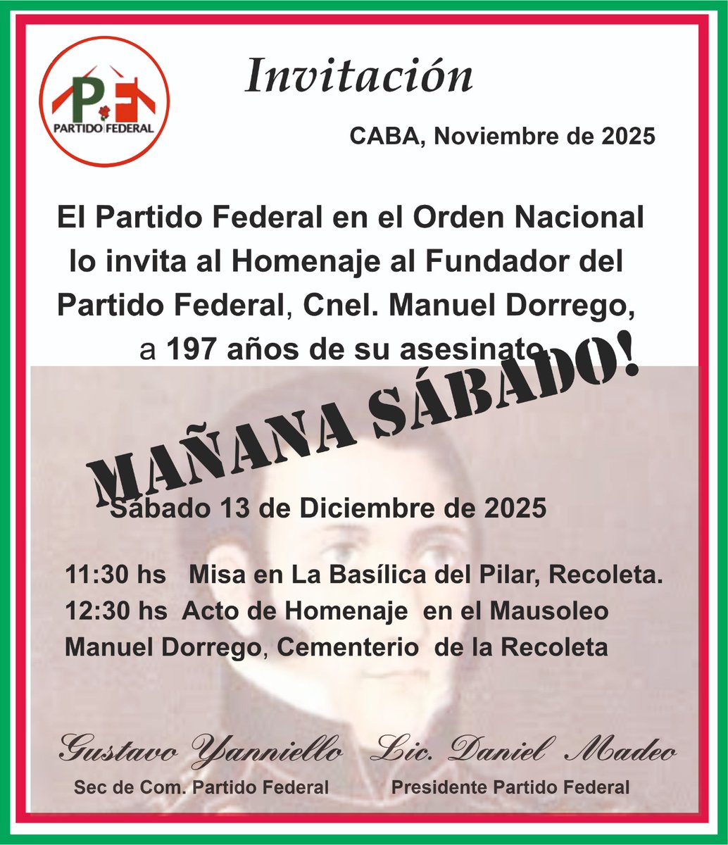 El Federalismo de todo el país se agrupa!!