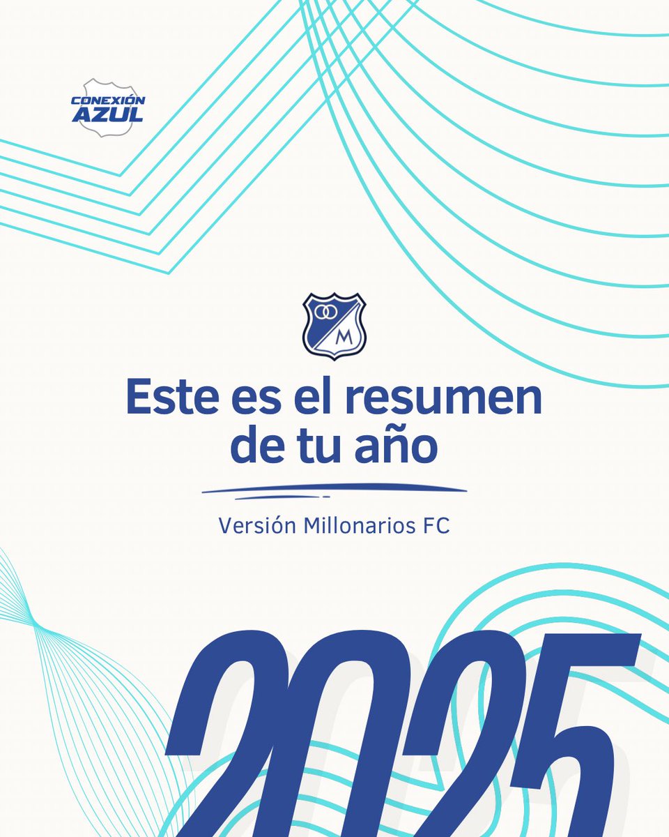 conexion_azul's tweet photo. #Wrapped2025 versión Millonarios FC https://t.co/Nuf3c9nXEN
