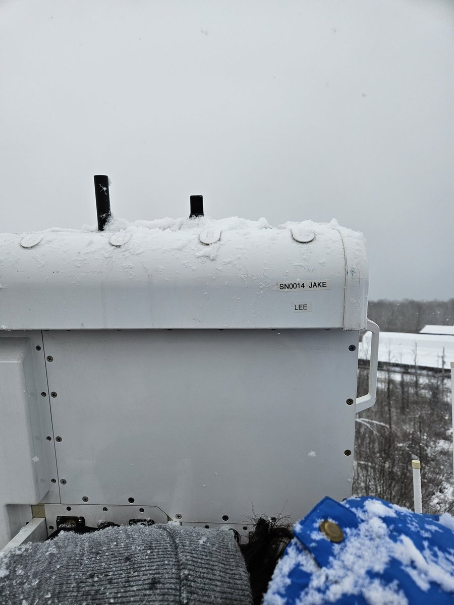 X-Band radar repair in the field... when you supply DAA data everyday and the positioner slip ring sends intermittent data... you gotta get up to 70 foot and change it