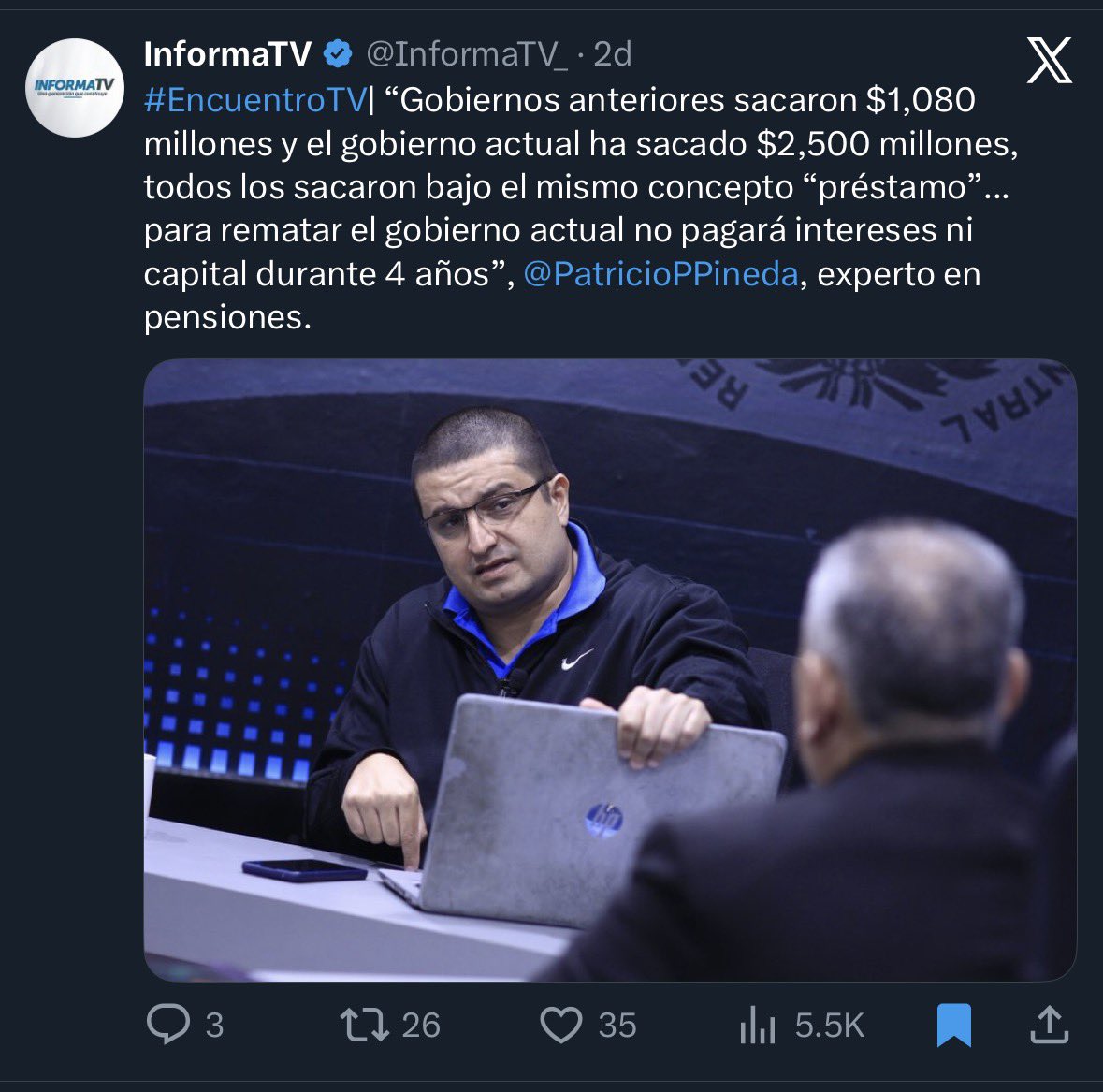 antoasb's tweet photo. El gobierno de Nayib Bukele ha tomado en 6 años y medio más de el doble de lo que tomaron los gobiernos de Sánchez Cerén, Mauricio Funes y Tony Saca. https://t.co/f73de9BWAQ