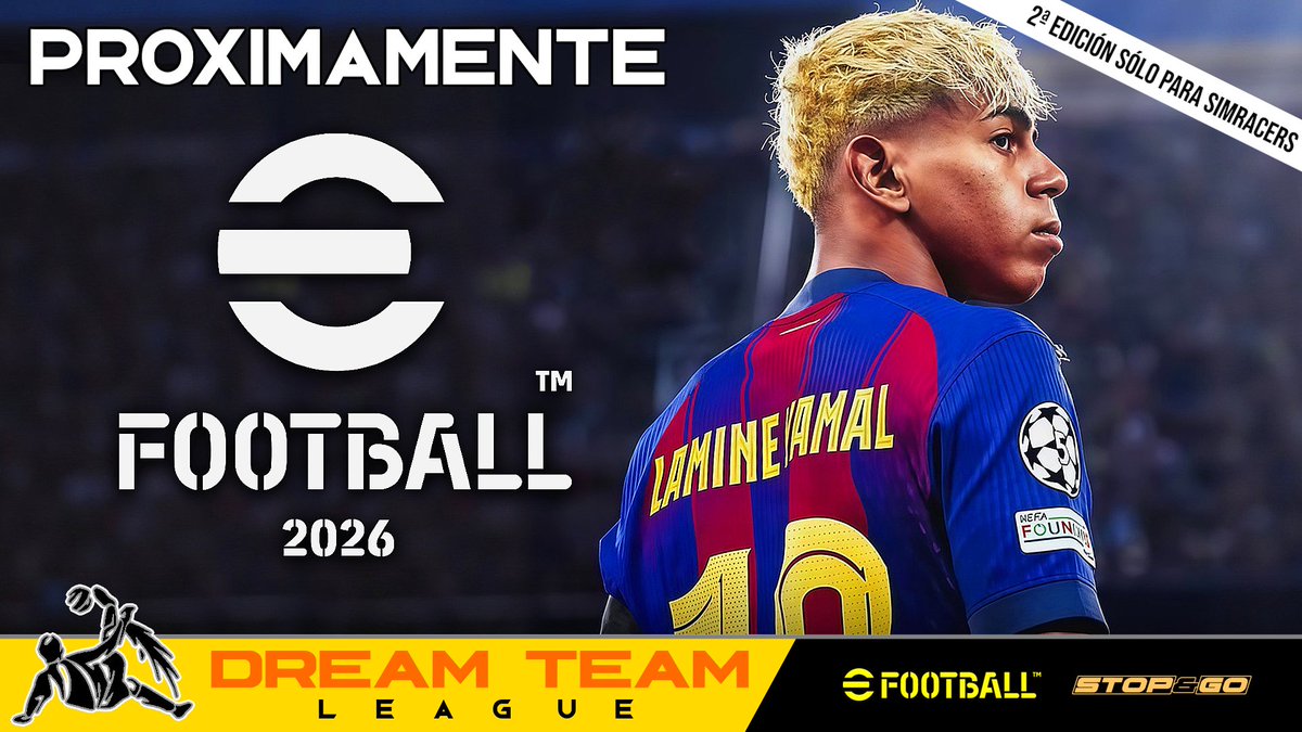StopGoSimu's tweet image. Vuelve la Dream Team League a Stop&amp;amp;Go Simulación, 

¿Crees que puedes pelear por los primeros puestos?
¿Crees que tu alineación puede dar guerra?
¿Eres Simracer pero también te gusta el fútbol?

Envíanos un MD diciendo "Quiero mas info." y te tendremos en cuenta para esta 2ª ed.