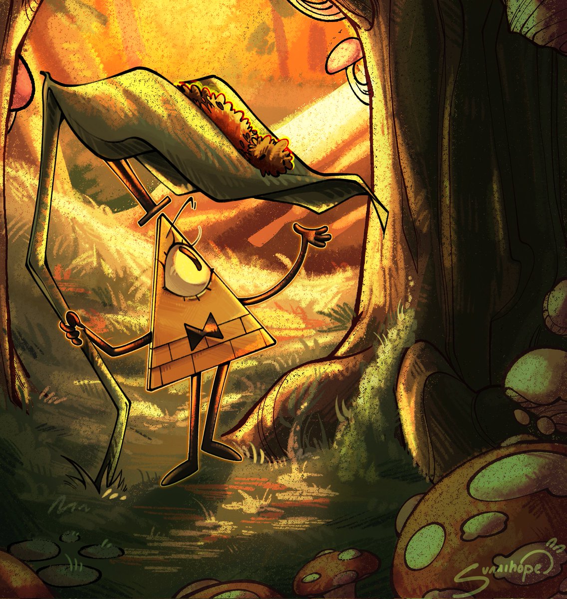 After a nice long break of doing NOTHING, I will post more Bill again. #GravityFalls #BillCipher