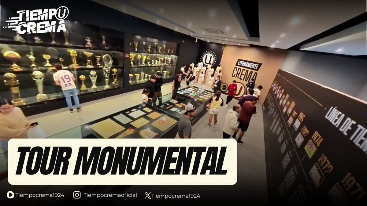 Hermanos cremas en estos días sin torneo nos toca seguir apoyando al más campeón de la forma correcta.
"Tour Monumental" en su edición Tricampeón es una experiencia increíble además, genera ingresos directos para <a href="/Universitario/">Universitario</a>
<a href="/ImparatoVelazco/">Franco Velazco Imparato</a>
<a href="/damador90/">Daniel Amador</a>

youtu.be/AFKbac2QiNY?si…