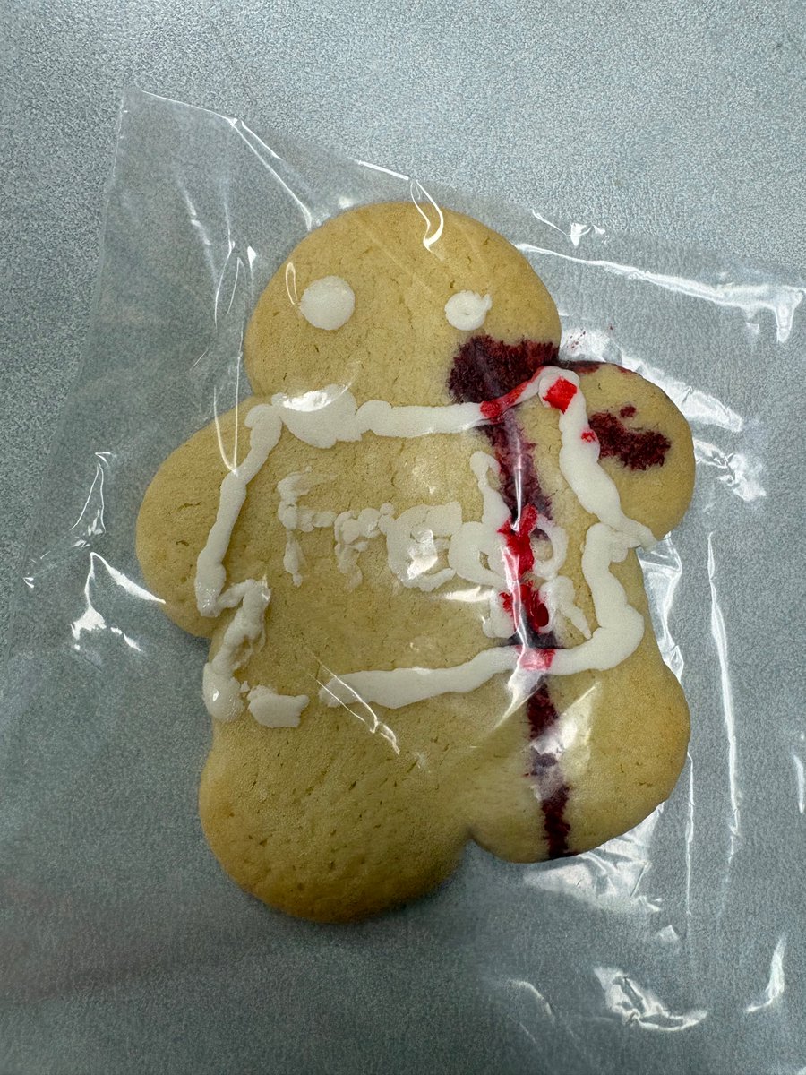 someone in my culinary class made a christmas kirkie today