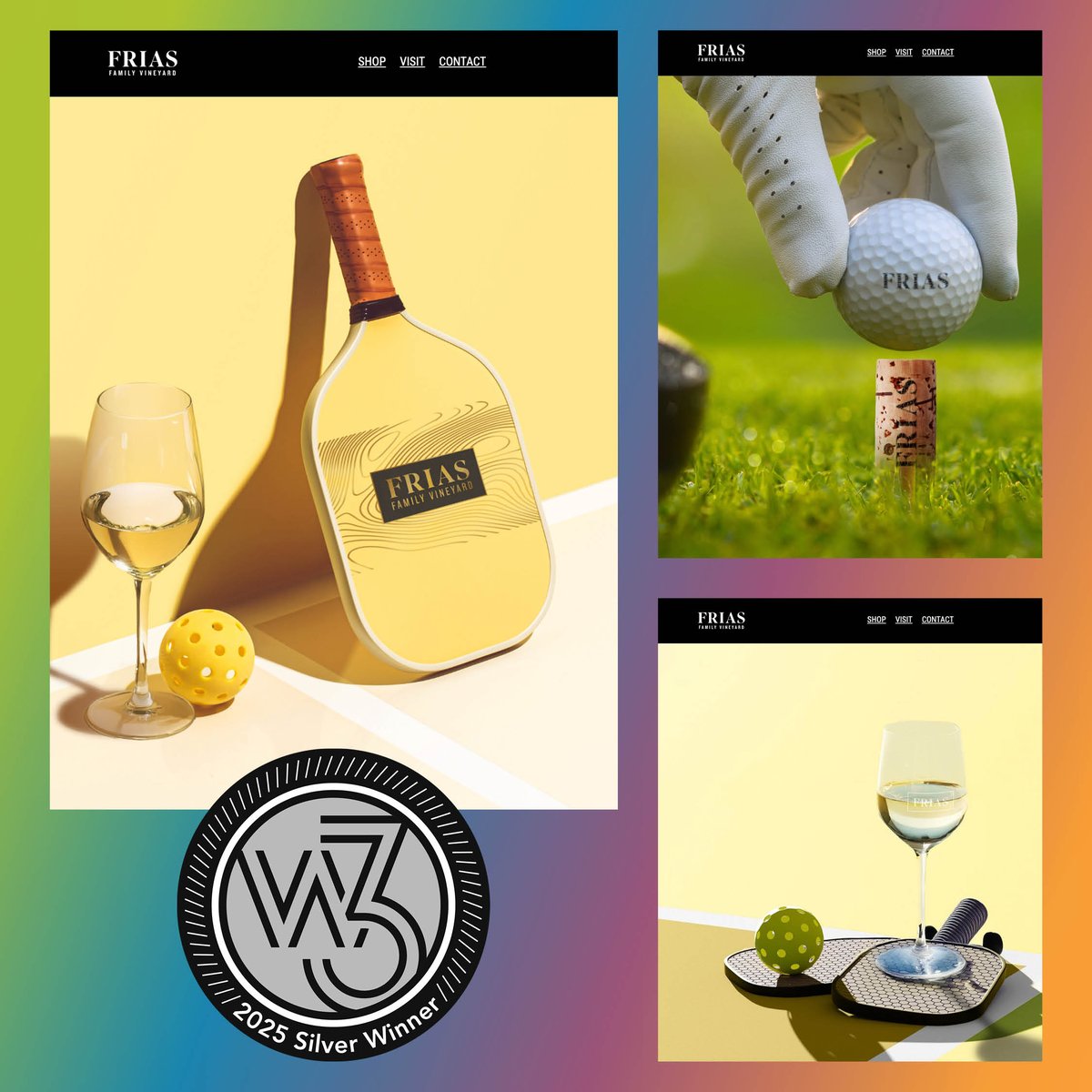 Two silvers, one amazing partner. 🥂 Our Frias Family Vineyard campaigns just scored W3 Silver Awards—one for a spring email series, another for a Cinco de Mayo animation. Creativity, collaboration, and a little wine-fueled magic.

wineglassmarketing.com/pf/2025-w3-awa…