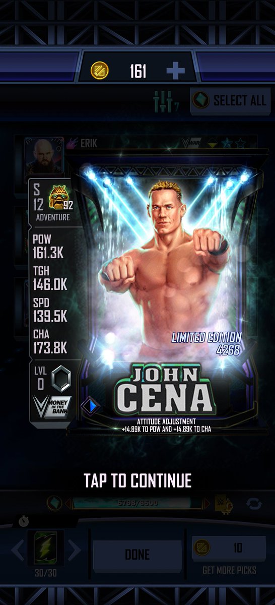 Got mine. 🙏🏽 #WWESuperCard